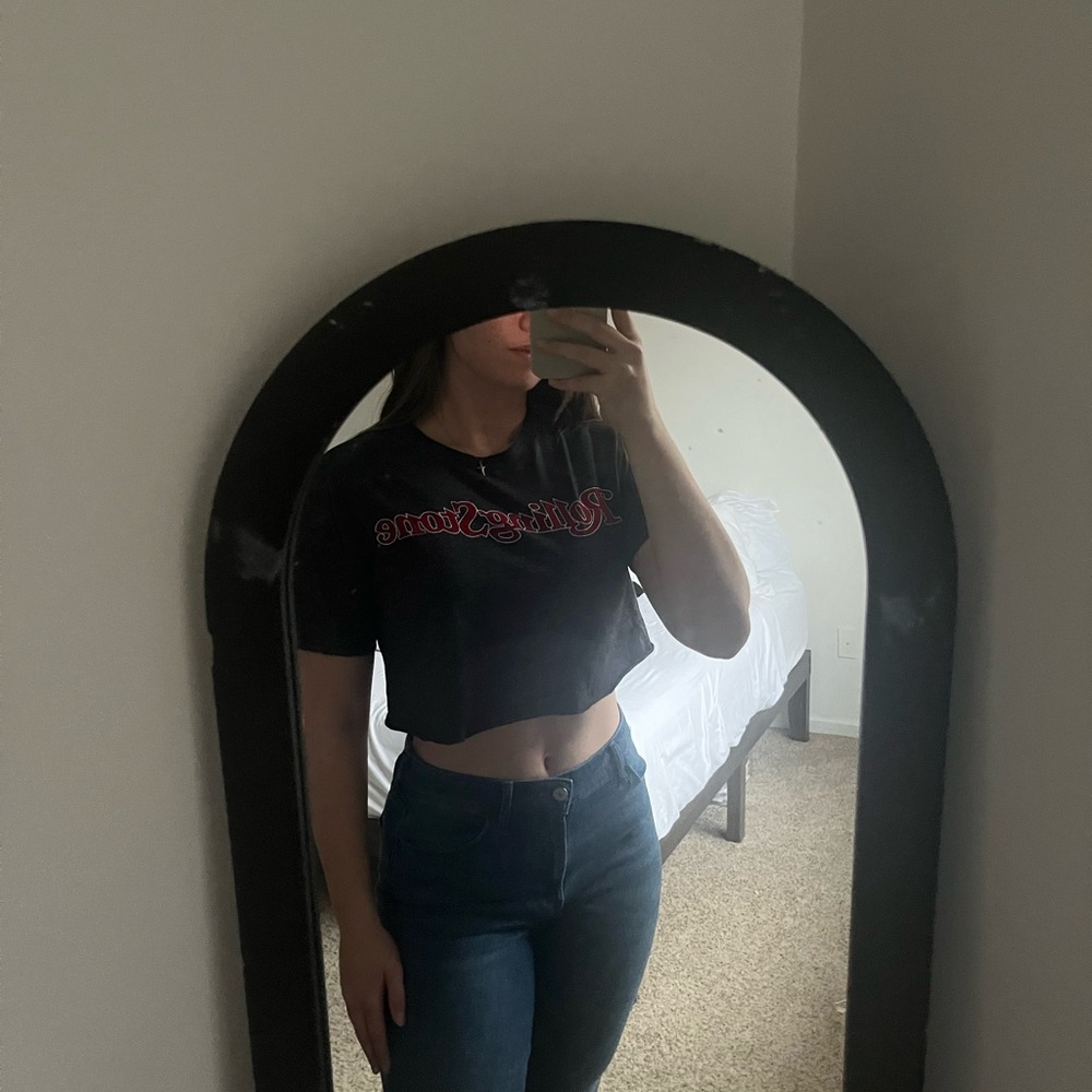 Rolling Stones crop top